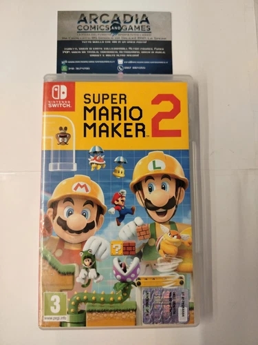 Super Mario Maker 2 Switch Nintendo Triangolo Blu